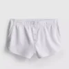 Puuvillapitoiset napilliset jersey-shortsit