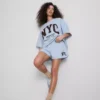 Puuvillapitoiset rennot NYC-shortsit