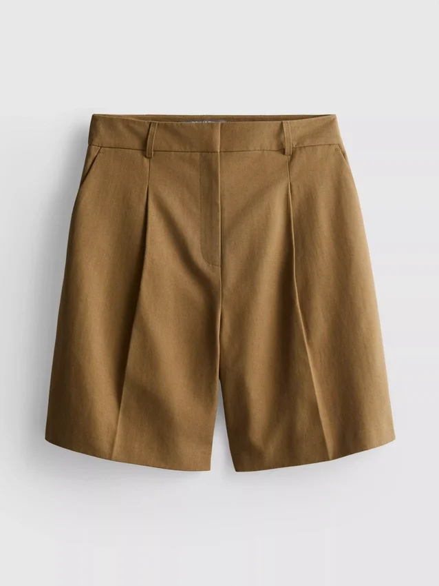 Puuvillaseoksesta valmistetut safari-bermudashortsit