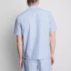 Raidallinen napitettava pyjamat-kauluspaiti
