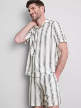 Raidallinen pyjaman paita