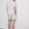 Raidallinen pyjaman paita