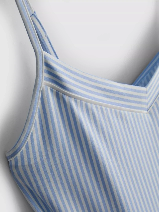 Raidalliset cami-lyhythousupyjamat