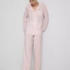 Raidalliset jersey-poikaystävän pyjamat