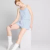 Raidalliset lyhyet pyjamat