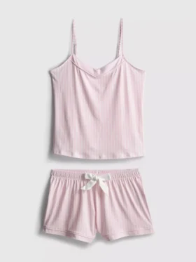 Raidalliset lyhyet pyjamat