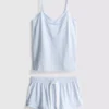 Raidalliset lyhyet pyjamat