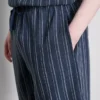 Raidalliset pyjamat-shortsit