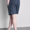 Raidalliset pyjamat-shortsit
