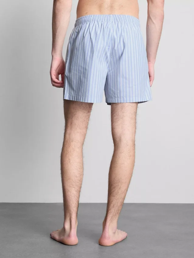 Raidalliset pyjamat-shortsit