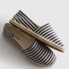 Raidalliset slip-on-mules-kengät