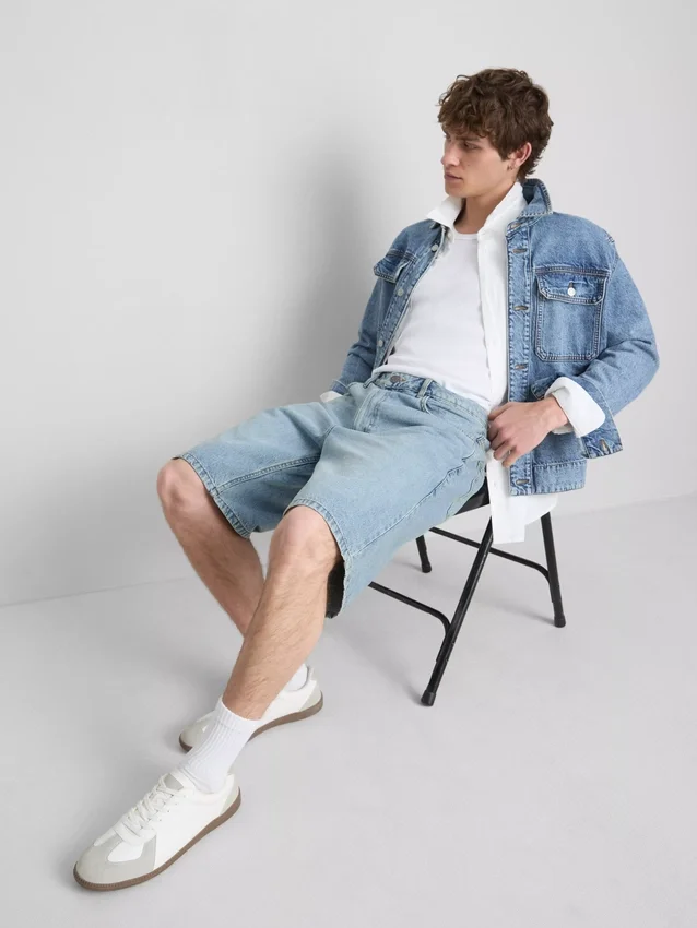 Rento denim-shortsit