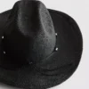 Reunustettu olkikowboyhattu
