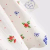 Ribbattu perhoskuvioinen pyjamatoppi