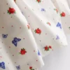 Ribbattuja perhosaiheisia pyjamat-shortsseja