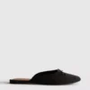Rusettikoristeiset ballerina-mule-sandaalit