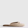Rusettikoristeiset ballerina-mule-sandaalit