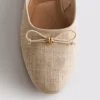 Rusettikoristeiset ballerina-mule-sandaalit