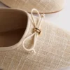 Rusettikoristeiset ballerina-mule-sandaalit