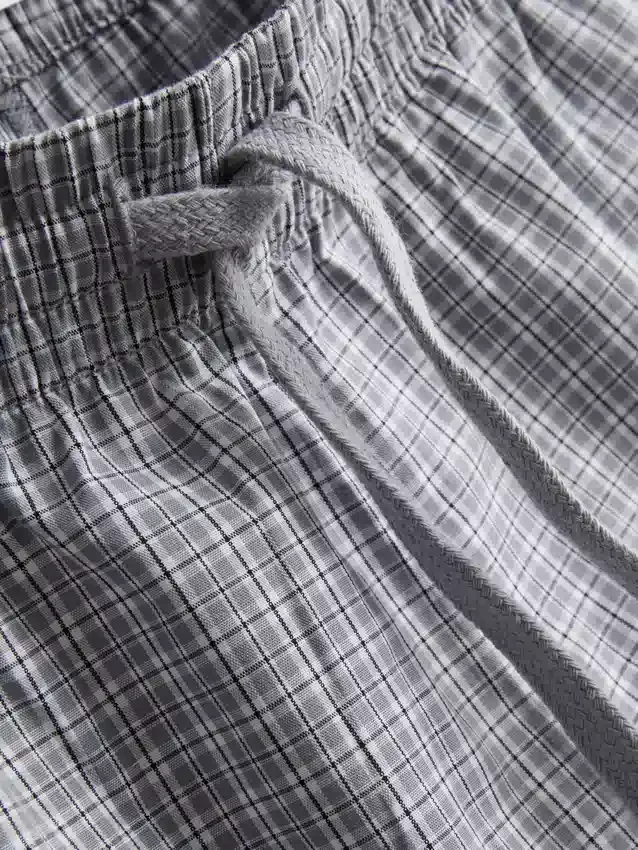 Ruudulliset lyhyet pyjamat