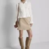 Rypytetty peplum-helmainen pusero