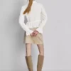 Rypytetty peplum-helmainen pusero