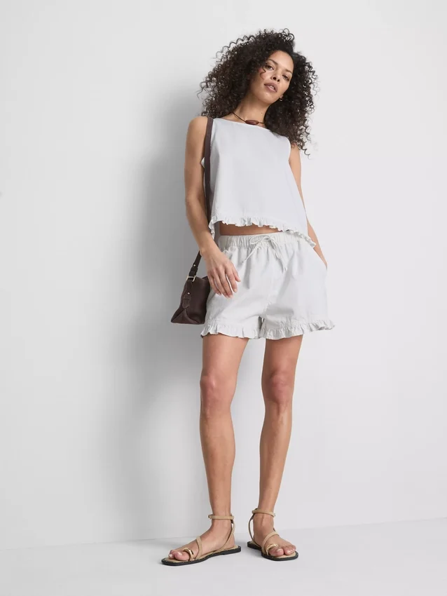 Rypytetyt denimshortsit