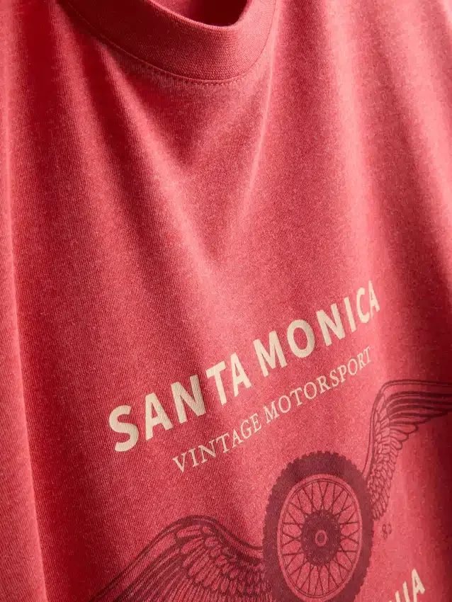 Santa Monica -lyhythihainen t-paita