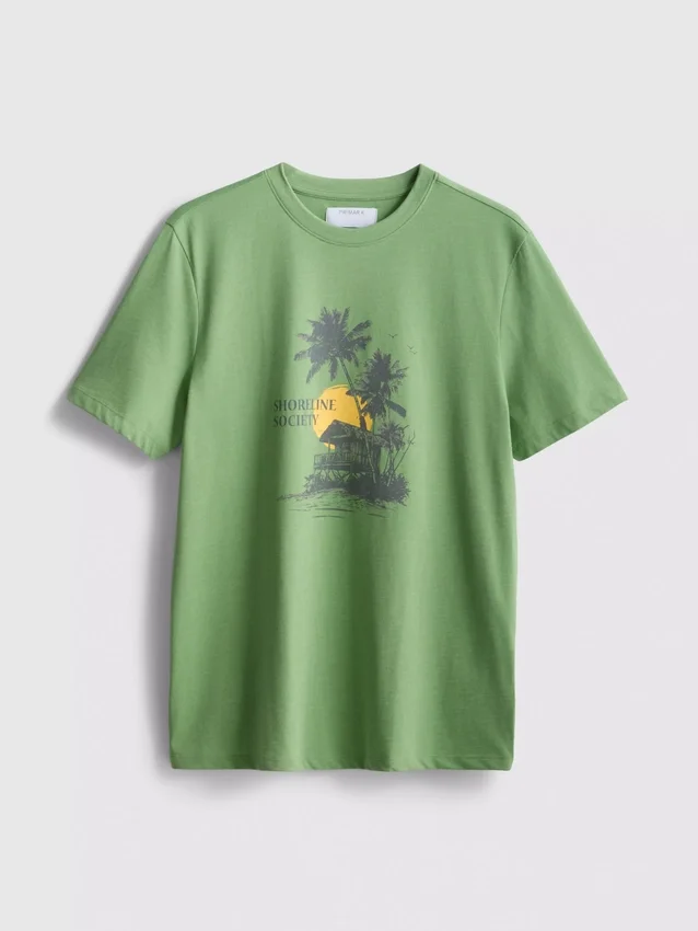 Shoreline Society -grafiikkat-kauluspaita