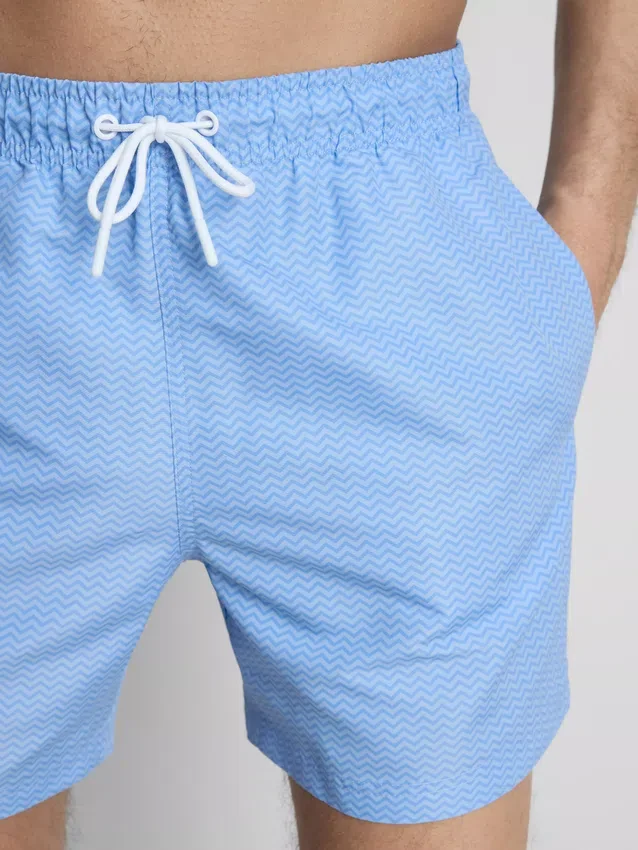 Siksak-kuvioiset shortsit