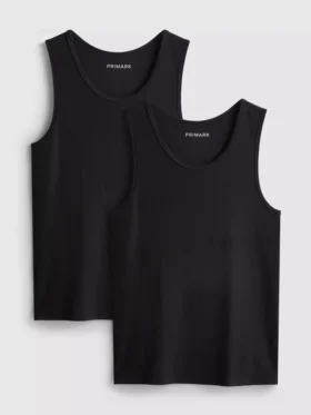 Slim fit -mallinen ribbattu tankkitoppi