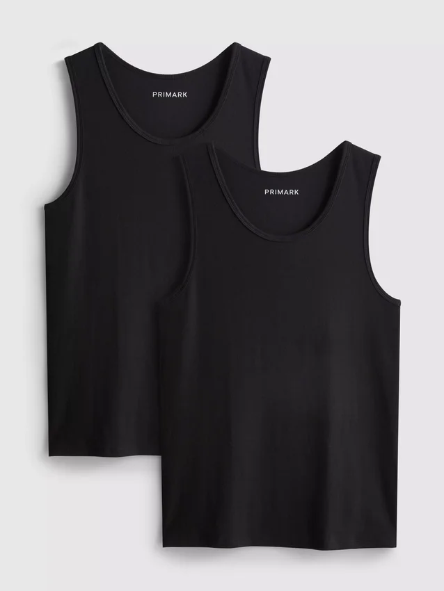 Slim fit -mallinen ribbattu tankkitoppi