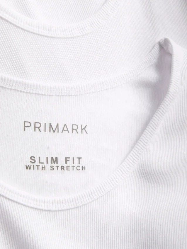 Slim fit -mallinen ribbattu tankkitoppi