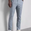 Slim fit -malliset dobby-kuvioiset housut