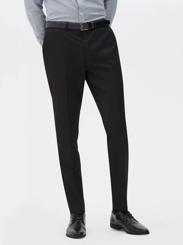 Slim fit -malliset twill-juhlahousut