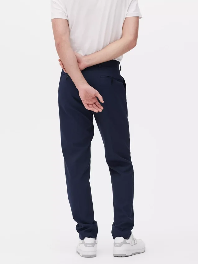 Slim fit -malliset twill-juhlahousut