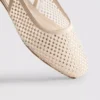 Slingback-ballerinat, strassikoristeiset matalat kengät