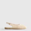 Slingback-espadrillosandaalit