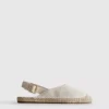 Slingback-espadrillosandaalit