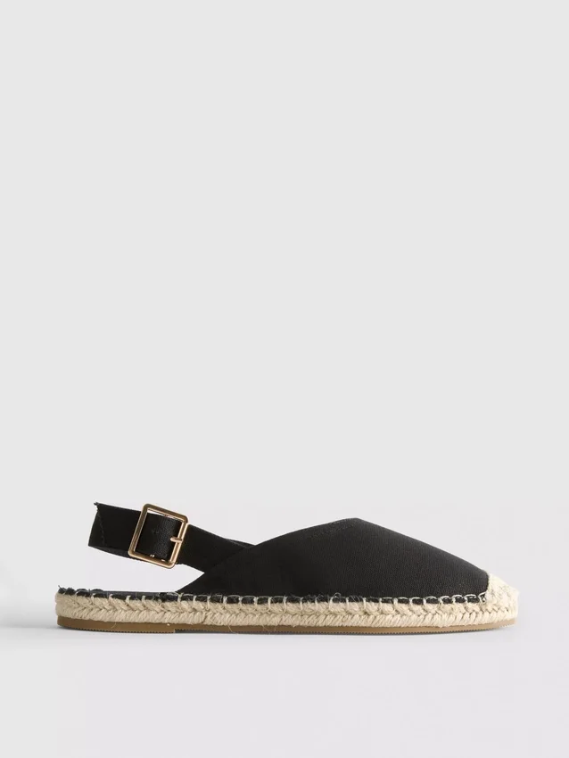 Slingback-espadrillosandaalit