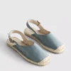 Slingback-espadrillosandaalit