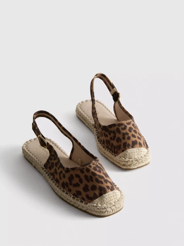 Slingback-espadrillosandaalit