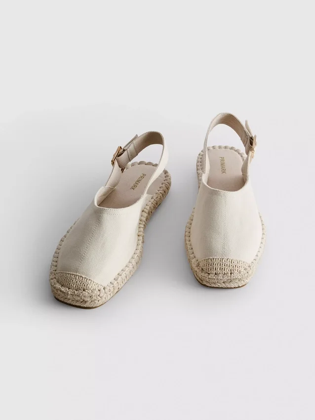 Slingback-espadrillosandaalit