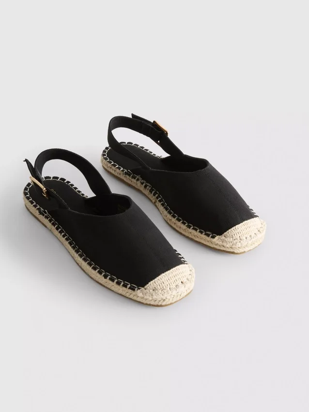 Slingback-espadrillosandaalit