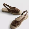 Slingback-espadrillosandaalit