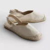 Slingback-espadrillosandaalit