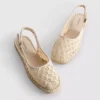 Slingback-espadrillosandaalit