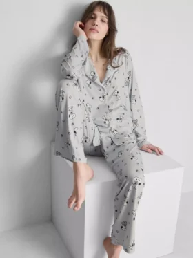 Snoopy-kuvioiset boyfriend-pyjamat