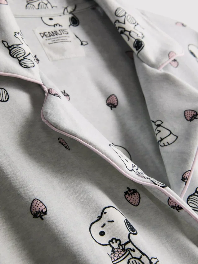 Snoopy-kuvioiset boyfriend-pyjamat