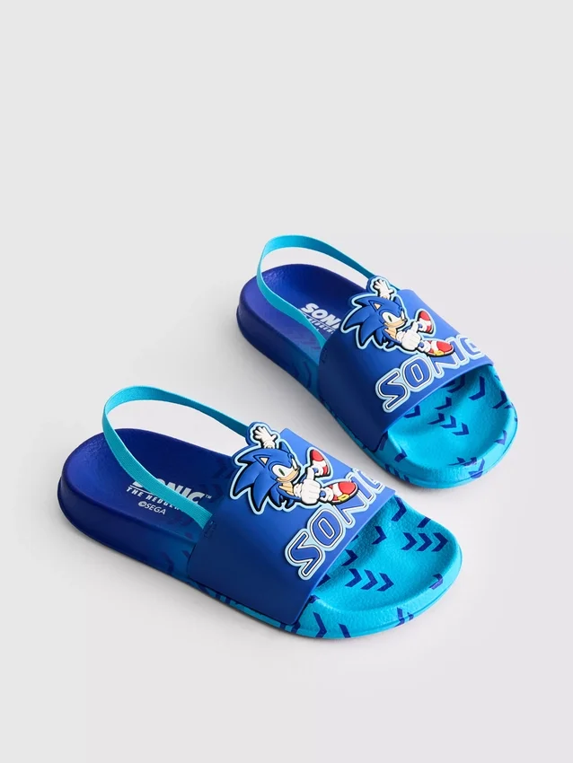 Sonic the Hedgehog -takakantapidikkeiset sandaalit